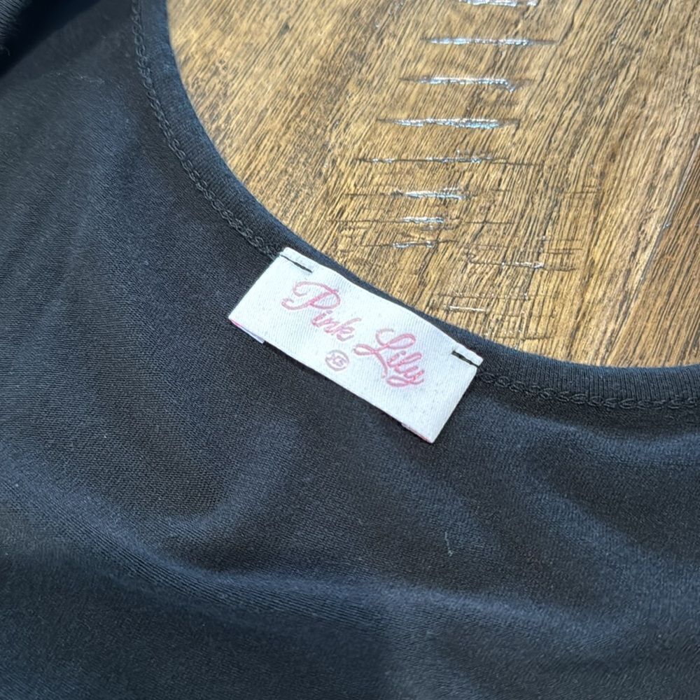 Pink Lily Black tank dress. Sz XS - Picture 2 of 3